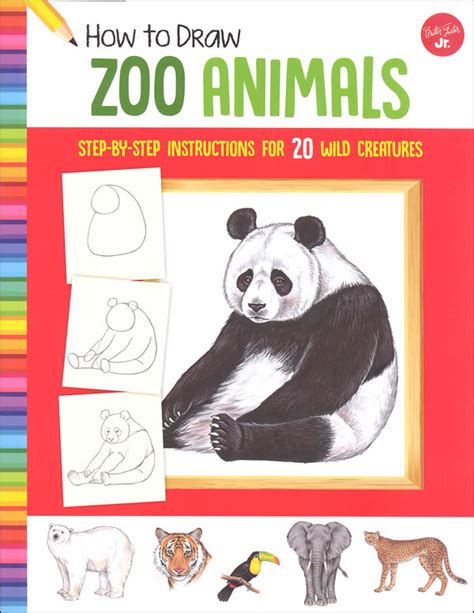 If you like drawing wolfs and playing minecraft you should try to draw a wolf from minecraft. How to Draw Zoo Animals: Step-by-Step Instructions for 20 ...