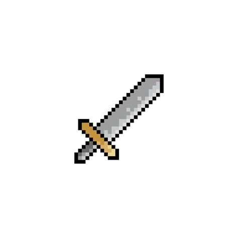 Pixilart Simple Pixel Sword By Lazergaming
