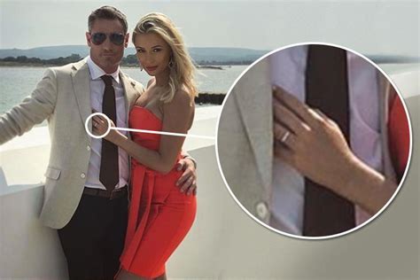 dean gaffney 40 gives girlfriend rebekah ward 25 a promise ring to ‘show his commitment to