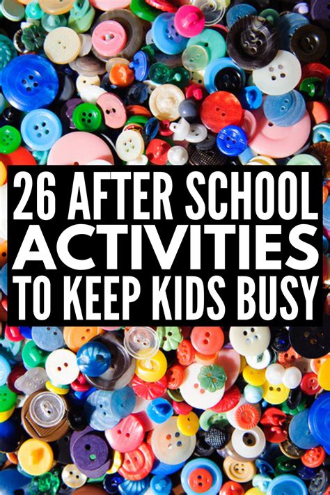 26 Simple And Fun After School Activities For Kids We Love School Age