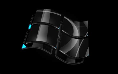 Download Windows Dark Glass Logo Wallpaper Hd By Eneal70 Windows
