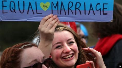 Scotlands Same Sex Marriage Bill Is Passed Bbc News
