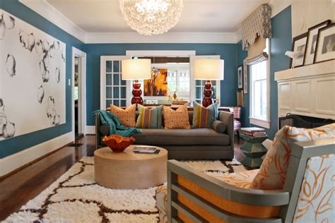 See more ideas about room colors, living room orange, orange rooms. 20+ Blue and Brown Living Room Designs, Decorating Ideas ...