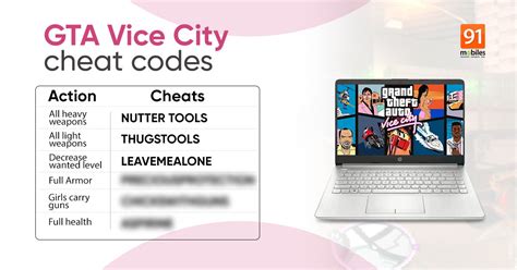 Full List Of Gta Vice City Cheat Codes For Pc Ps4 Ps5 And Xbox
