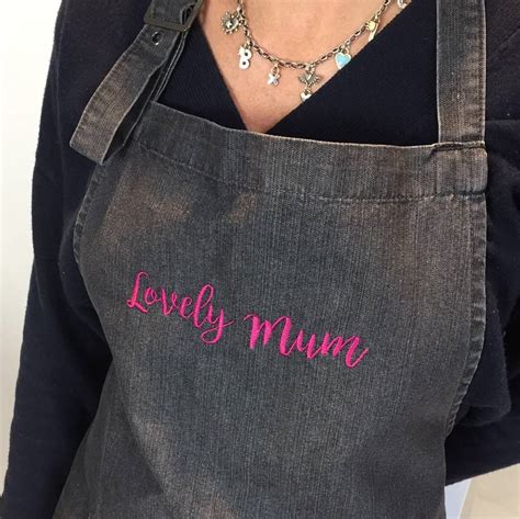 Mothers Day Apron By Big Stitch