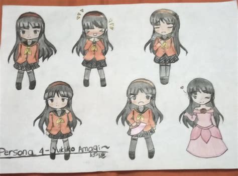 Persona 4 Yukiko Amagi Chibi Fan Art By Flodoodling On Deviantart
