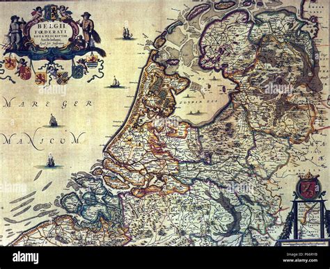 1658 Map Of The Dutch Republic The Dutch Republic Was Known As The