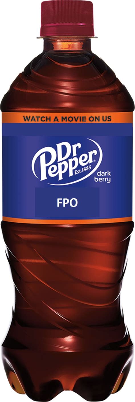 Dr Pepper Dark Berry Soda 20oz Bottles Quantity Of 10