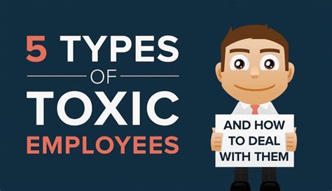 5 Types Of Toxic Employees And How To Deal With Them Infographic