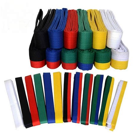 Why do for glamorous performances, the karate belt in glossy look. Taekwondo Belt Karate Double Wrap Belt Professional All ...