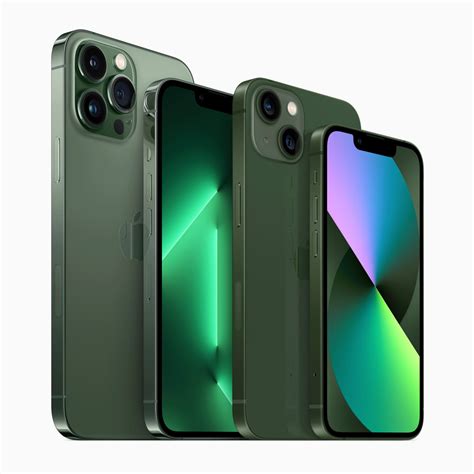 Apple Introduces Gorgeous New Green Finishes For The Iphone 13 Lineup