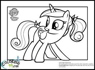 Then you must love my little pony, this wonderful world full of shimmering colours where these magnificent creatures with long hairs freely transform! Princess cadence, Coloring pages and Coloring on Pinterest