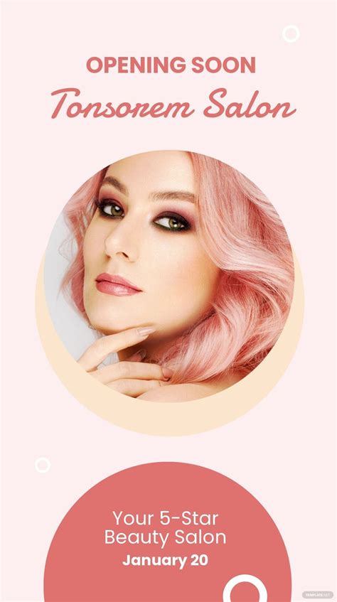 Free Beauty Salon Ad Instagram Story Template