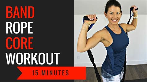 Cardio Arms And Core 15 Minute Workout Using A Jump Rope Resistance