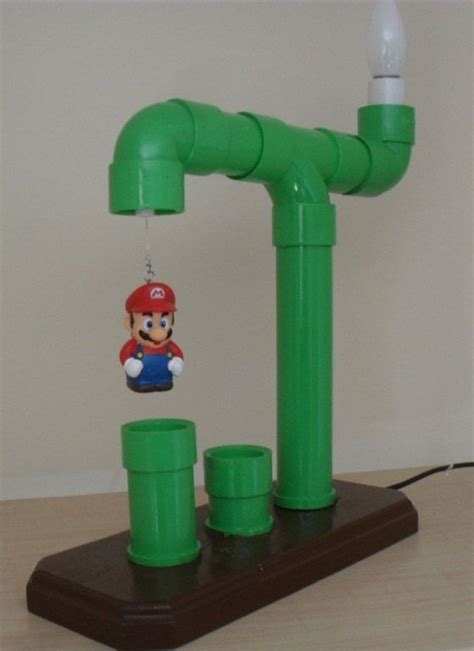 Pin By Jessica Lauren Silver On Kids Rooms Pipe Lamp Mario Room Diy