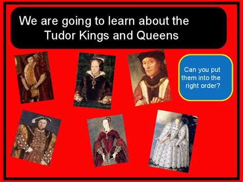 Tudor Kings And Queens Ppt For 6th 8th Grade Lesson Planet