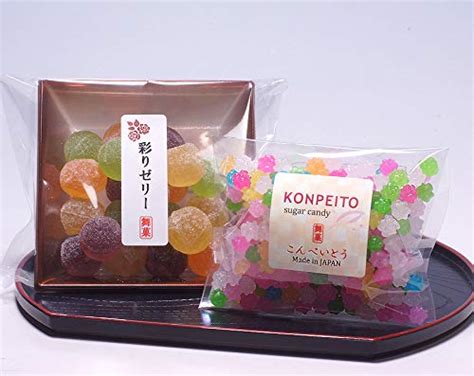 Buy Konpeito Japanese Tiny Sugar Candy Crystal 100g Rainbow And Jelly Candy Online At