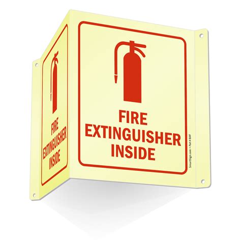 Fire Extinguisher Cabinet Signs