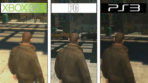 Gta Iv 360 Vs Ps3 Vs Pc 4k Graphics Comparison Comparativa Youtube