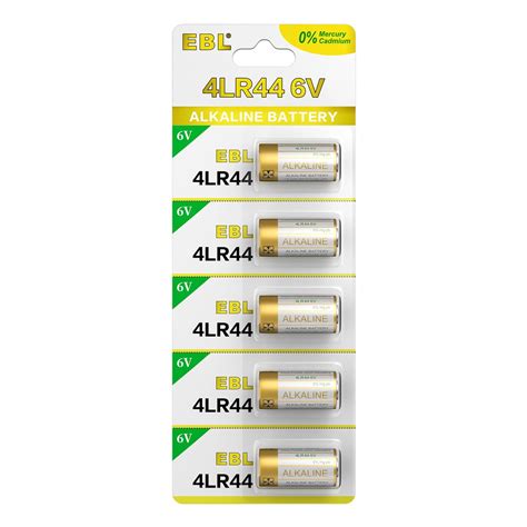 Ebl 4lr44 6v Alkaline Batteries A544 4g13 Px28a Battery 5 Pack