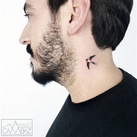 Om tattoos design like this one which has trishul on neck for men. Tattoos on neck | Small neck tattoos, Best neck tattoos ...