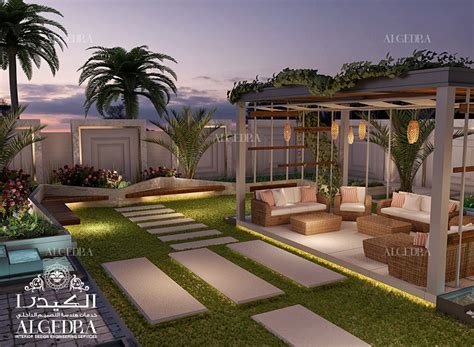 Landscape Design Of A Luxury Villa Algedra Design Archinect
