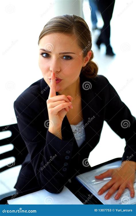 Keeping Secrets Stock Image Image Of Beauty Quit Deal 1307753