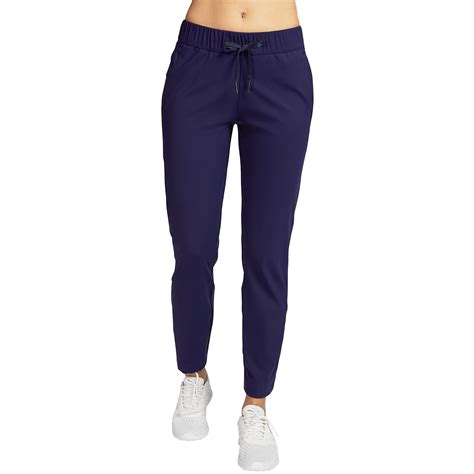 Womens Stretch Drawstring Waist Workout Sports Pants With Pockets In Running Pants From Sports