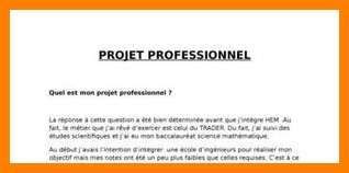 10+ projet professionnel master exemple | freudien | Projet