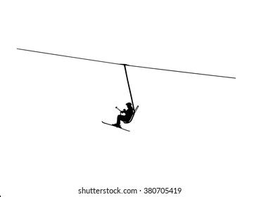 Ski Lift Silhouette Images Stock Photos Vectors Shutterstock
