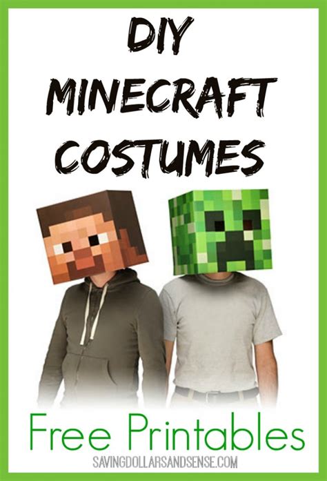 Homemade Minecraft Costume Ideas