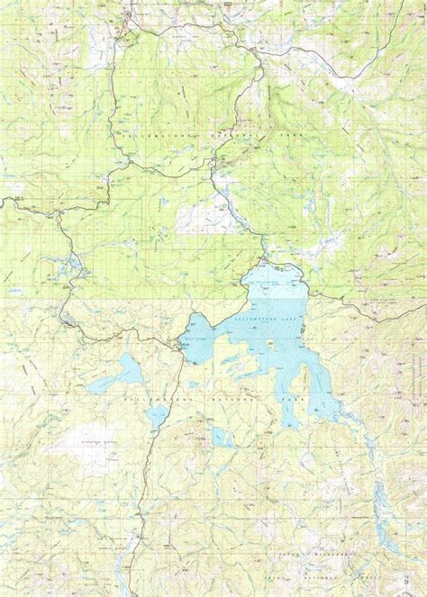 Yellowstone Topo Map Yellowstone Maps