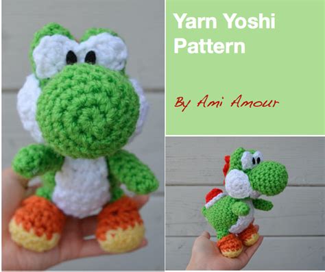 Get unlimited access to hundreds of free patterns. Yarn Yoshi Amigurumi Pattern - Ami Amour