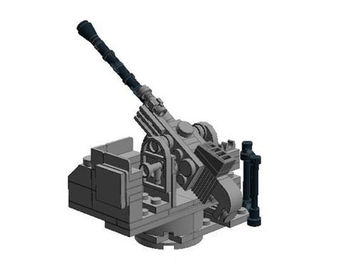 Lego Moc 40mm Bofors Gun By Julie V Rebrickable Build With Lego