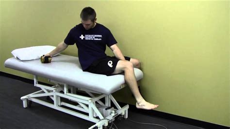 Ankle Dorsiflexor Strengthening Ankle Pumps Youtube