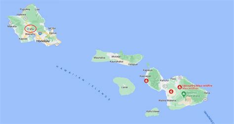 Map Shows Why Obamas Hawaii House Was Spared From Maui Wildfire