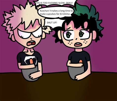 Midoyia And Bakugo Cooking By Lilcuppy2 On Deviantart