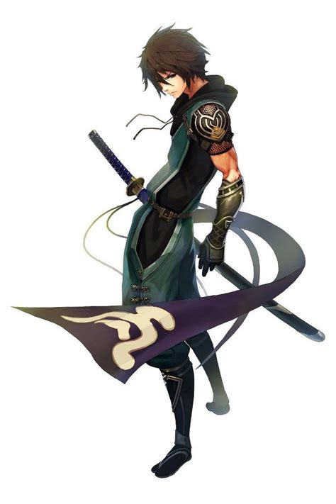 Akaikatanaartkikyou Character Design Anime Warrior Character Art