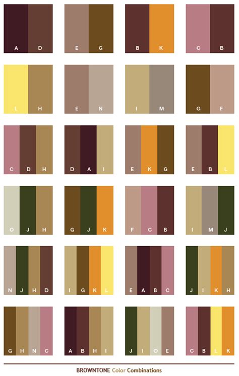 Color Schemes Brown Tone Color Schemes Color Combinations Color