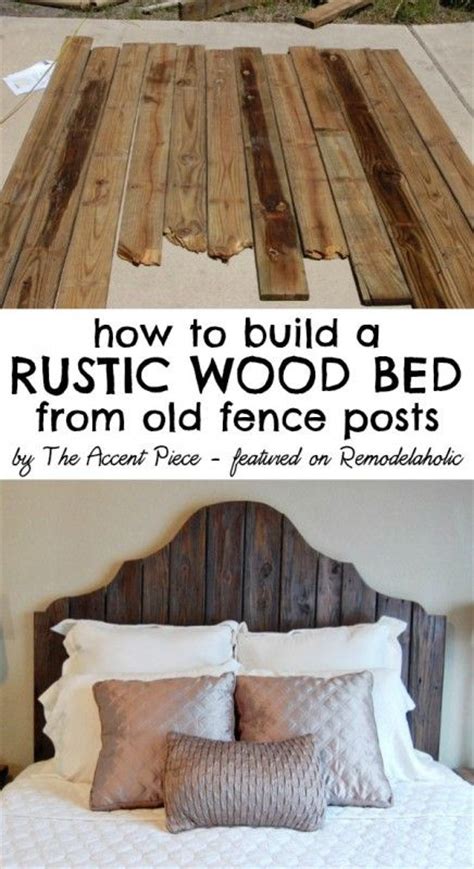 30 Rustic Wood Headboard Diy Ideas Hative