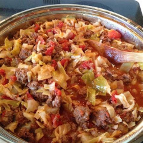 Feel free to drain off any extra grease. Unstuffed Cabbage Rolls