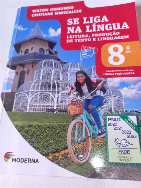 Se Liga Na Língua Leitura Produção de Texto e Linguagem Ano Wilton Ormundo Livro Usado