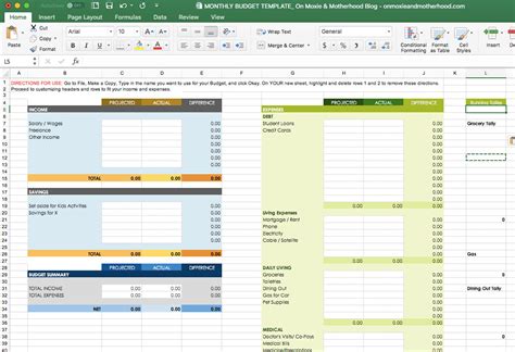 Budget Application Template Tutoreorg Master Of Documents