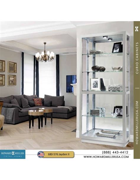 Maybe you would like to learn more about one of these? 680576-Howard Miller Contemporary Silver Curio cabinet ...