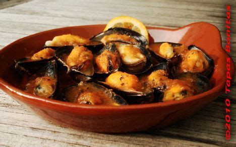 Foto van Spaanse Mosselen op Zeemans Wijze Mejillones a la Marinera