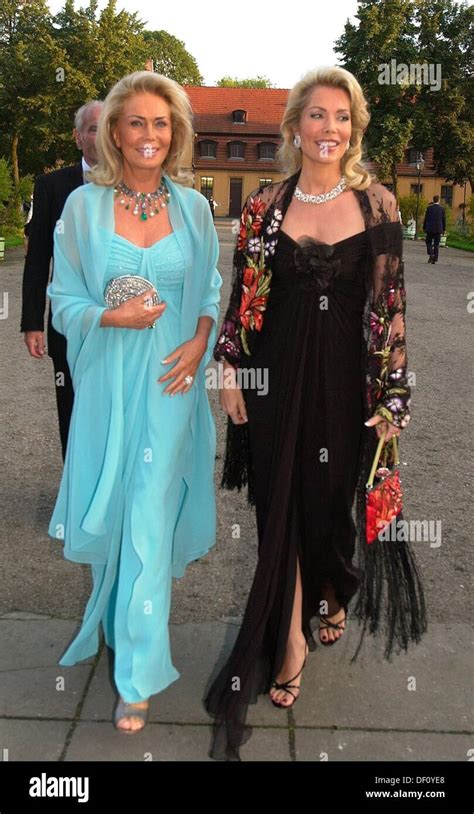 Begum Inaara Aga Khan R And Her Mother Renate Thyssen Henne L At