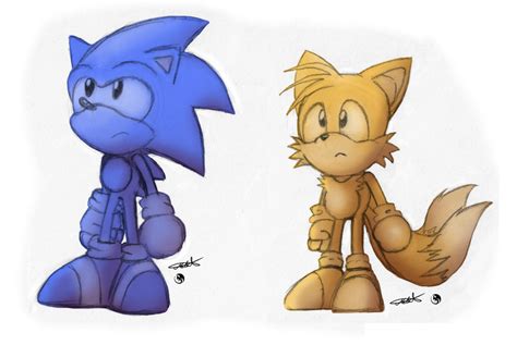Random Retro Sonic And Tails By Metal Cosxart