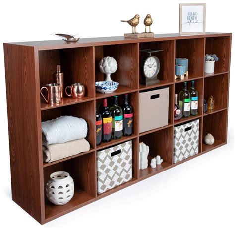 Wood Cube Commercial Display Organizer Shelving Storage