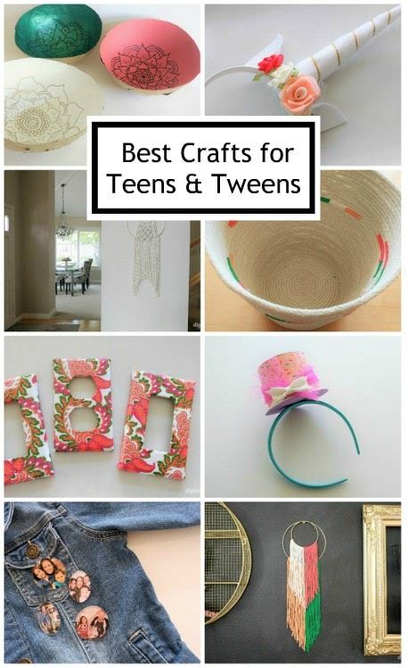 The truth is, there are just a lot of crafts for kids and other crafts that are more on the boring side that you need to search through before you find the cool stuff. Best Crafts for Teens and Tweens - DIY Inspired
