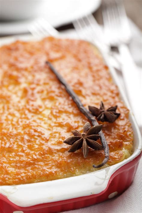 The first recipe i tried called for 3/4 cup of heavy cream for a recipe that only served 2 people. Rice pudding in the baking dish with spices | Homemade ...